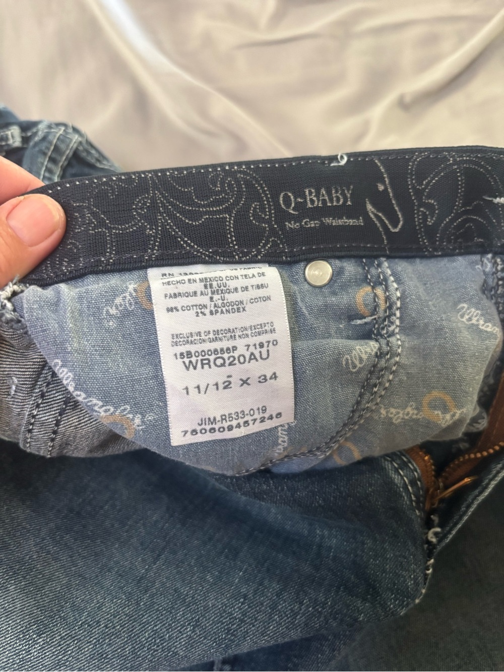 Q-Baby Girls' Blue Denim Jeans - Classic Stretch Fit